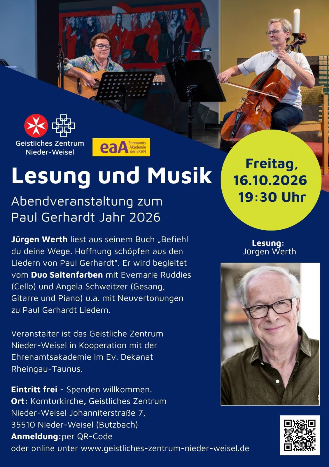Paul Gerhardt - sein Leben, seine Lieder